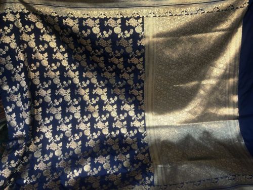 Ethnic Dhaage Design Handloom Silk Sarees, Width : 5.5 Meter