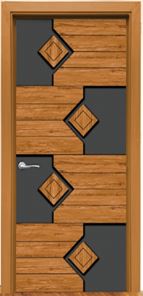 Splice Ply Printed Wood Polished Laminated Premium Doors, For Home, Hotel, Office