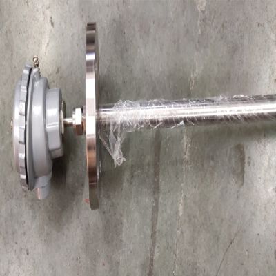 Silver 15-30VDC 5-10W RTD PT 100 Sensor With Flange, For Temperature Scaling