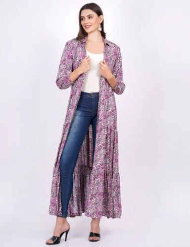 Fancy Georgette Printed Shrug, Feature : Anti-shrink, Breathable, Skin Friendly, Stylish
