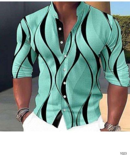 Collar Neck Mens Printed Shirts, Speciality : Quick Dry, Breathable
