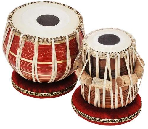 Wooden Tabla Set Dayan Bayan Wood Drum Heavy Hammer Cushions
