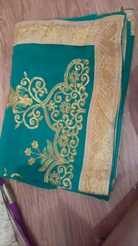 Ladies Fancy Stone Work Saree, Speciality : Easy Wash, Anti-Wrinkle