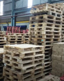 Non Polished Industrial Wooden Pallets, Size : 1000X800mm, 1200X1000mm, 1500X1200mm
