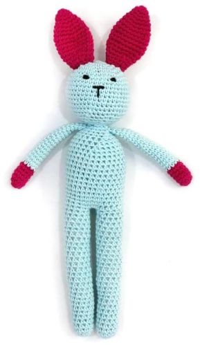 Bunny Crochet Toy, For Gift, Baby Playing, Feature : Premium Quality, Attractive Colours, Hand Knitted