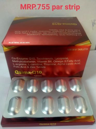 Coenzyme Qsima-Q10 Tablets, Grade Standard : Pharm Grade