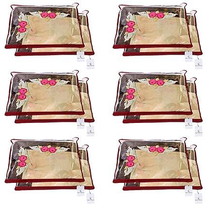 30 Pcs Combo Transparent Non Woven Plain Saree Cover