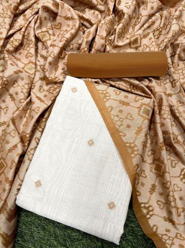 MUGA COTTON SUIT HEART MUSTARD, Occasion : Casual Wear, Festival Wear, Party Wear, Wedding Wear