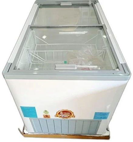 Horizontal Double Door Deep Freezer, Size : Medium