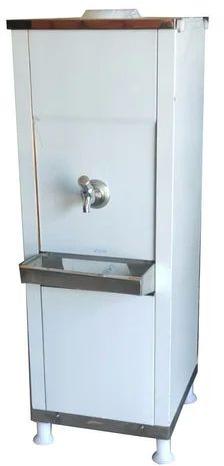 White Stainless Steel Water Cooler