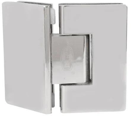 Silver Glass To Glass 135 Degree Connector