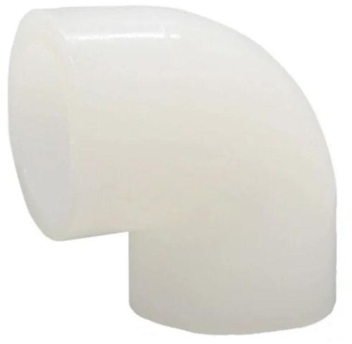 White PP /HDPE / PVDF Elbow, For Pipe Fittings, Density : High Density