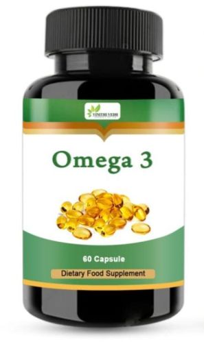 Omega 3 Capsules For Dietary Food Supplement