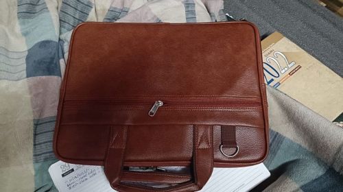 Plain Synthetic Rexin Laptop Bag, Color : Multicolor, Blue, Black