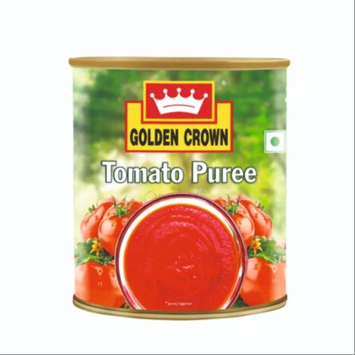 Plain Tomato Puree Tin Containers For Food Storage, Human Consumption