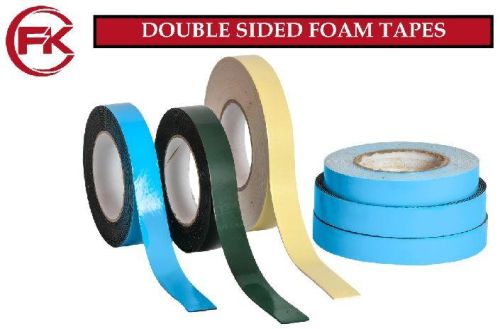FIROZKURBANHUSEIN Double Sided Foam Tapes, Color : White, Grey