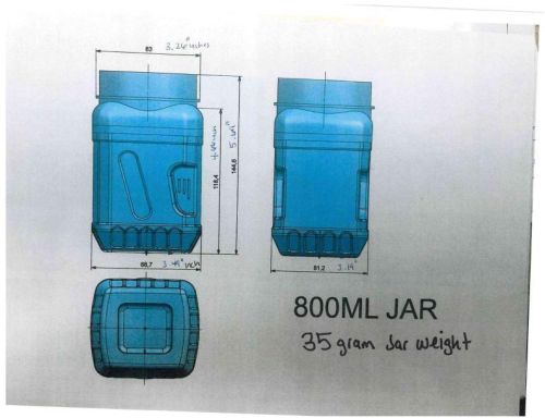 Plain Plastic Jar, Shape : Round for Packaging