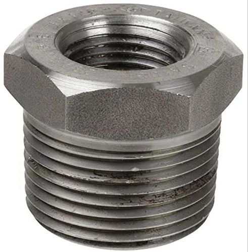 Grey Steel Hex Reducing Bushing, For Pipe Fittings, Packaging Type : Paper Box