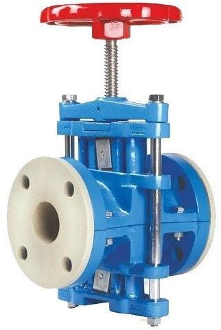 Single Acting Automatic Polished Cast Iron Pinch Valve, For Water Fitting, Packaging Type : Paper Box