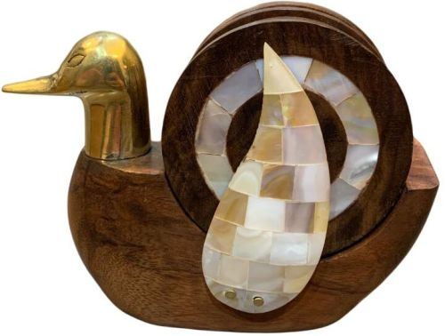 Duck Shape Tea Coaster Set Of 6