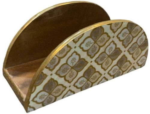 Wooden D Shaped Tissue Holder