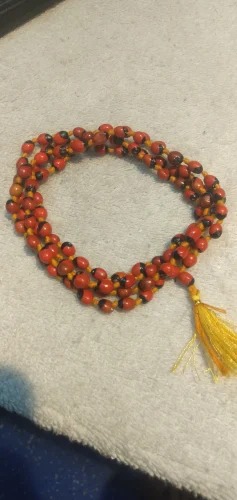 Wood Red Gunja Mala, For Religious