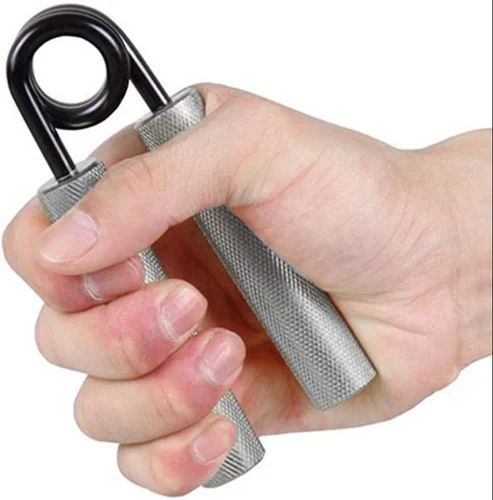 Rubber Heavy Hand Grip, For Exercise, Outer Material : Stainless Steel