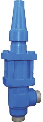 Blue Polished Stainless Steel Castle Overflow Valve, For Industrial, Certification : ISI Certified
