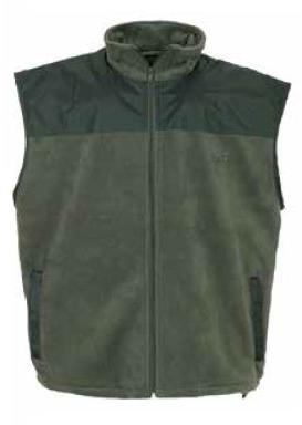 Green Polyester Polar Fleece Body Warmer Vest, Occasion : Winter Wear