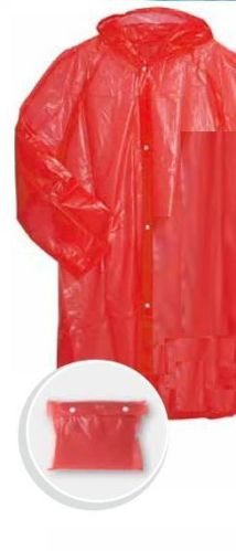 Plain Red EVA Long Raincoat, Feature : Comfortable, Easily Washable, Impeccable Finish, Shrink Resistance