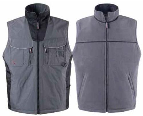 Plain Reversible Body Warmer Vest, Size : XL, XXL