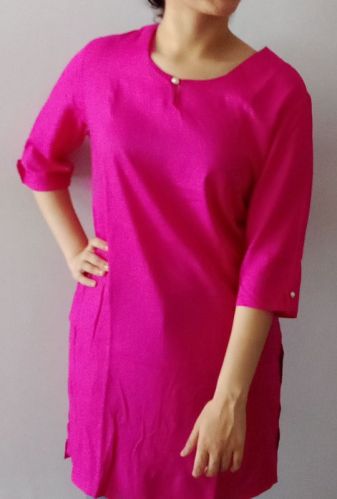 Phalgun Plain Rayon Kurtis, Feature : Comfortable, Easy Wash, Quick Dry, Skin Friendly, Soft Structure