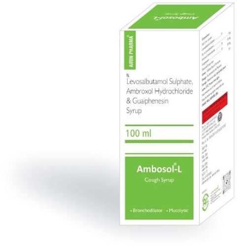 Ambosol-L Cough Syrup, Plastic Type : Plastic Bottles