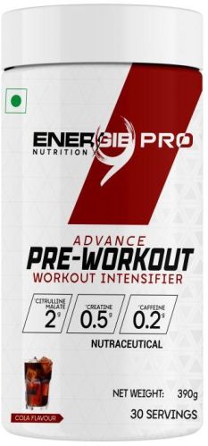 Powder Energie9 Pro Advance Pre-Workout Intensifier, Packaging Size : 390gm