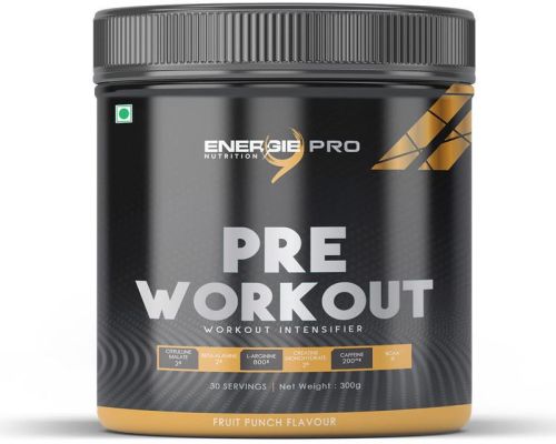 Energie9 Pro Pre-Workout Intensifier, Packaging Size : 300gm