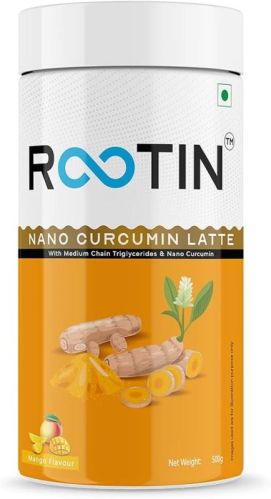 Powder Rootin Nano Curcumin Latte, Packaging Size : 500gm