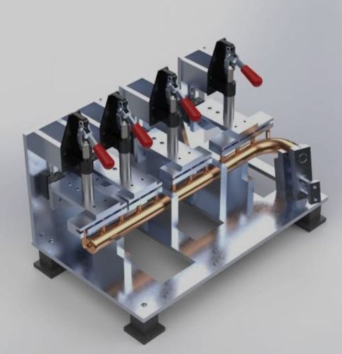 Grey Sheena Enterprises Metal Biw Welding Fixture, For Industrial, Feature : Excellent Functionality