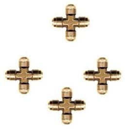 Polished Brass 4 Way Cross, Style : Common