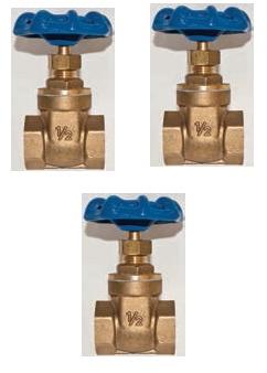 Brass Gate Valve, For Water Fitting, Color : Golden