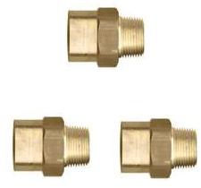 Golden Polished Brass Male Pipe Connector, Feature : Superior Finish