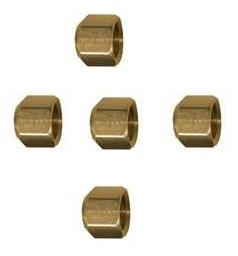 Brass Sealing Cap Nuts, Color : Golden