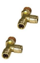 Golden Imperial Brass Male Run Tee, For Airbarke Fittings, Feature : Easy Maintenance., Blow-Out-Proof