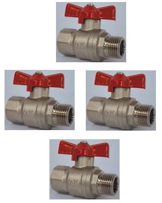 M & F Tee Handle Ball Valve