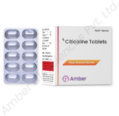 Amber Lifesciences Citicoline Tablet, Packaging Type : Box