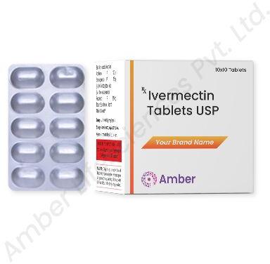 Amber Lifesciences Ivermectin Tablet, Packaging Type : Box