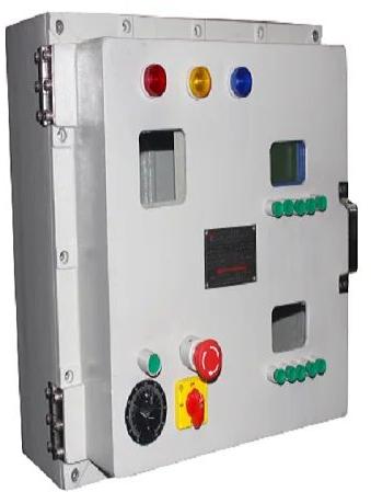 Grey Electric Aluminium ATEX Flameproof Control Panel, For Industrial, Autoamatic Grade : Automatic