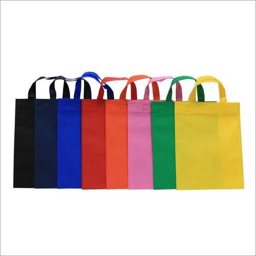 Multicolor Loop Handle Non Woven Bag, For Shopping