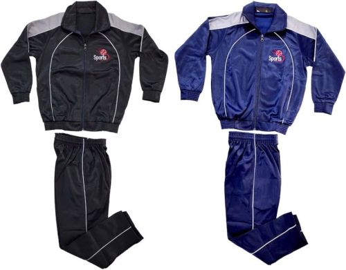 Collar Kids Track Suit Tracksuit Set, Fabric material : Cotton