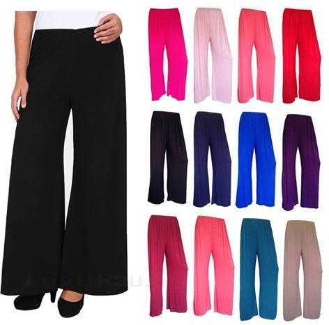 Ladies Plain Palazzo, Size : All Sizes