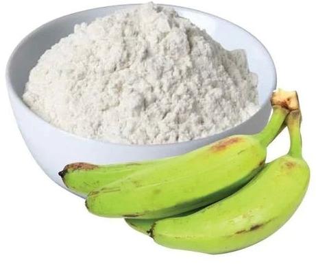 White Natural Green Raw Banana Powder